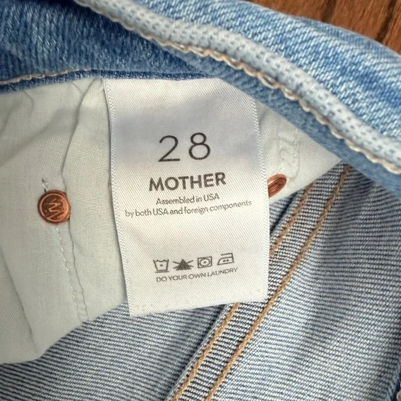 MOTHER - The Insider Crop Step Fray - Out of the Blue - size 28 - Picture 4 of 8